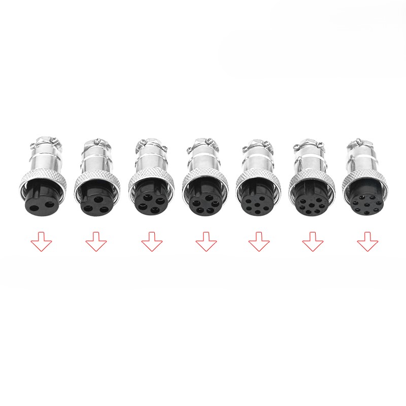 GX16 2-8 pin docking aviation connector