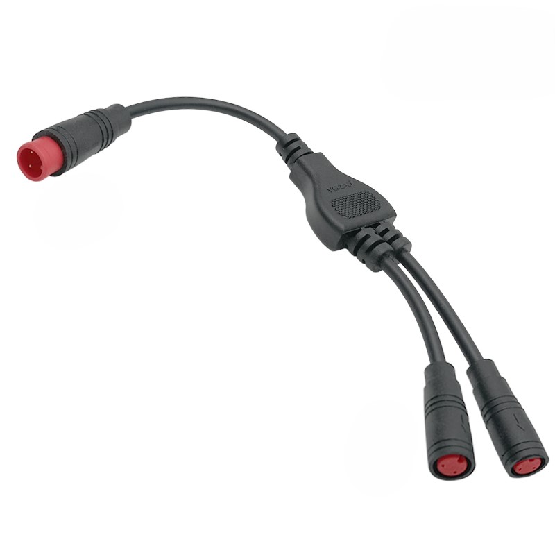 1 to 2 M8 waterproof connector 2-6 pin