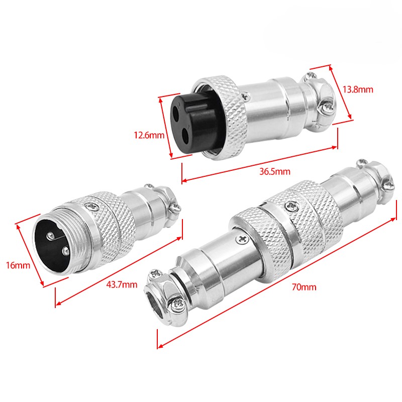 GX16 2-8 pin docking aviation connector