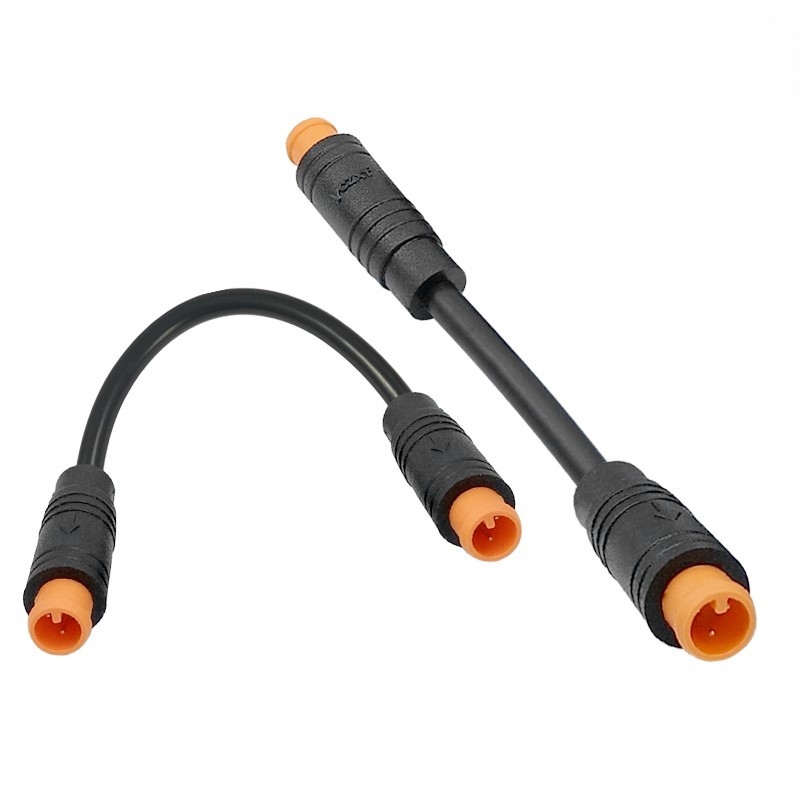 M6 straight through waterproof connector 2-6 pin
