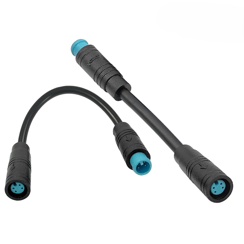M6 straight through waterproof connector 2-6 pin