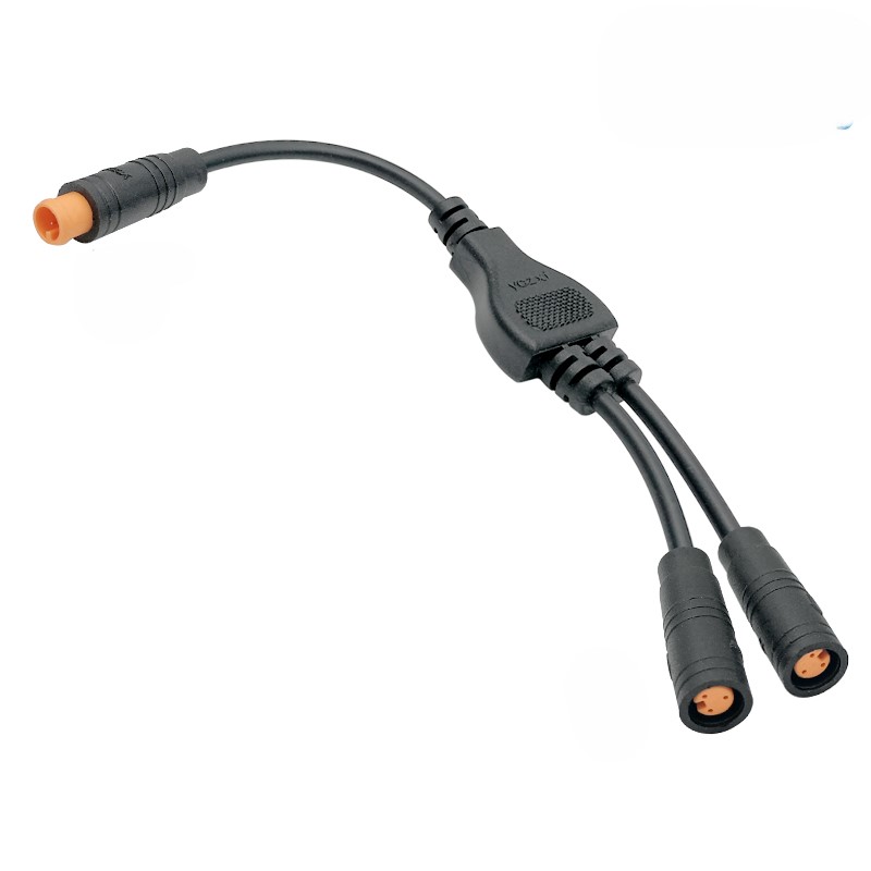 1 to 2 M6 waterproof connector 2-6 pin
