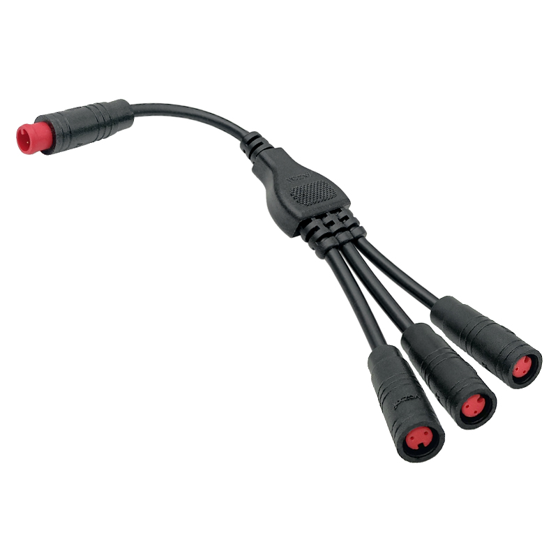 M6 1 to 3 waterproof connectors 2-6pin