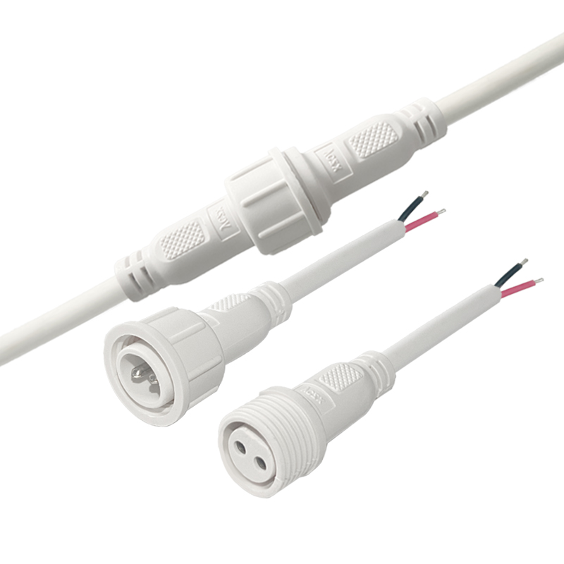 M16 waterproof connector 2-5 pin white