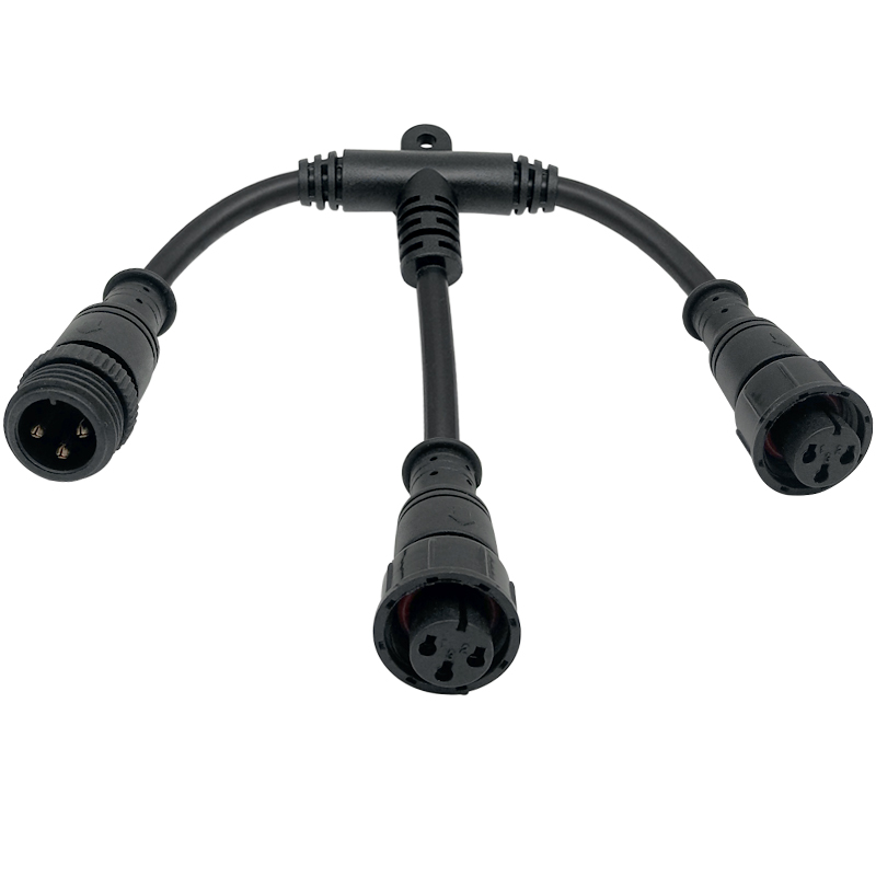 M16 Plastic T-type waterproof connector 2-5 pin
