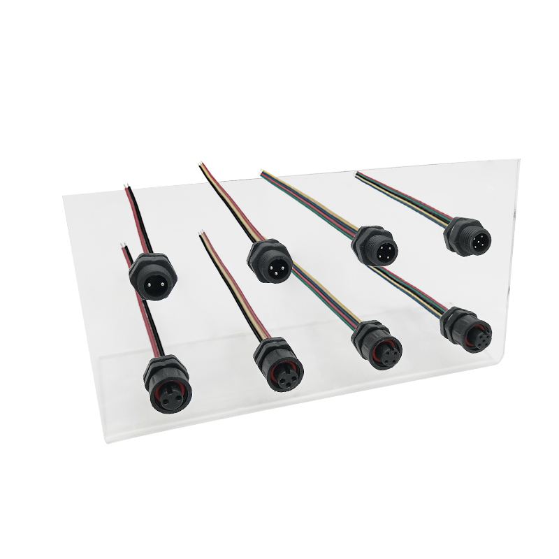 M12 2-5 Pin Female Socket Connector IP65 yczxf
