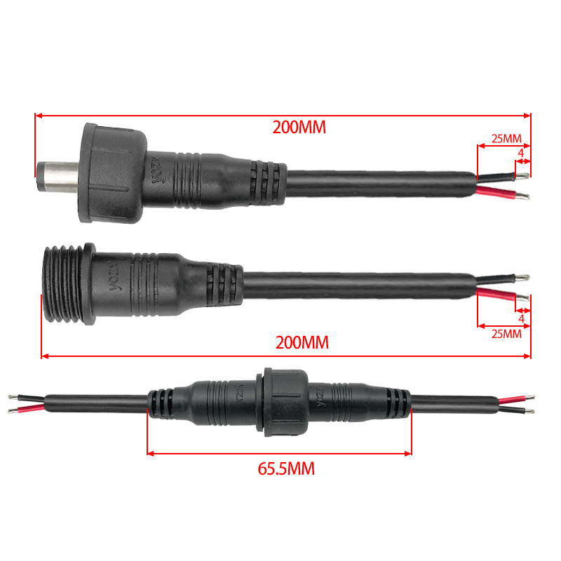 DC waterproof connector 5.5*2.1