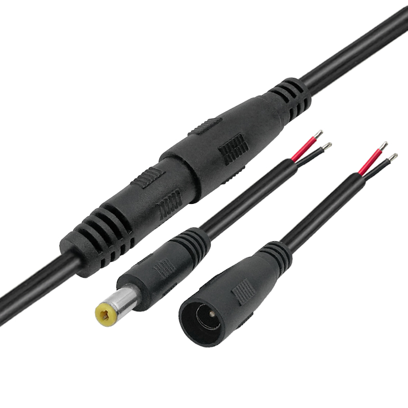 DC connector 5.5 * 2.1 (not waterproof)